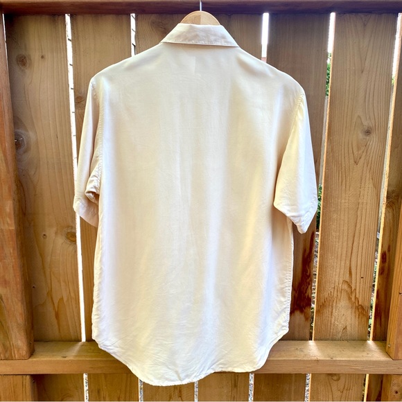 Vintage Silk Express Button-up Top Size Small - Picture 7 of 8